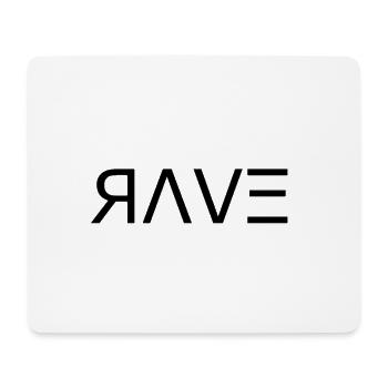 RAVE - Mousepad (Querformat) - Weiß - Vorne