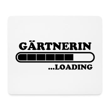 Gärtnerin Spruch Blume Lustiges Gärtnerin Geschenk - Mousepad (Querformat) - Weiß - Vorne
