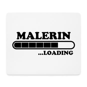 Malerin Spruch Malermeister Beruf Malerin Geschenk - Mousepad (Querformat) - Weiß - Vorne