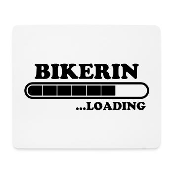 Bikerin Spruch Biker Lustiges Bikerin Geschenk - Mousepad (Querformat) - Weiß - Vorne