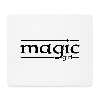 magic girl - magisches, zauberhaftes Mädchen - Mousepad (Querformat) - Weiß - Vorne