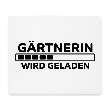 Gärtnerin Spruch Blume Lustiges Gärtnerin Geschenk - Mousepad (Querformat) - Weiß - Vorne