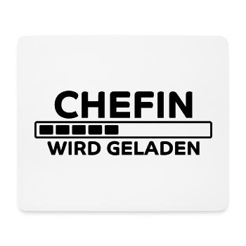 Chefin Spruch Familie Beruf Lustig Chefin Geschenk - Mousepad (Querformat) - Weiß - Vorne