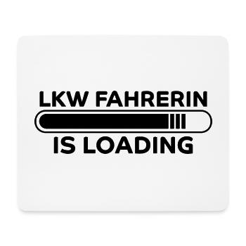 LKW Fahrerin Spruch Fun Lastwagenfahrerin Geschenk - Mousepad (Querformat) - Weiß - Vorne