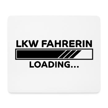 LKW Fahrerin Spruch Fun Lastwagenfahrerin Geschenk - Mousepad (Querformat) - Weiß - Vorne