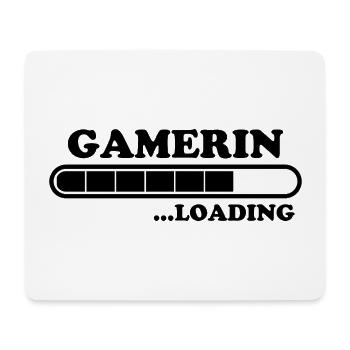Gamerin Spruch Videospiel Sprüche Gamerin Geschenk - Mousepad (Querformat) - Weiß - Vorne