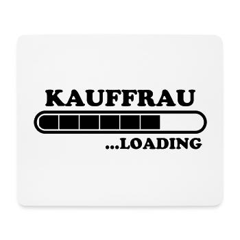 Kauffrau Spruch Verkäuferin Witz Kauffrau Geschenk - Mousepad (Querformat) - Weiß - Vorne