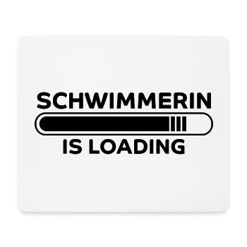 Schwimmerin Spruch Schwimmen Schwimmerin Geschenk - Mousepad (Querformat) - Weiß - Vorne
