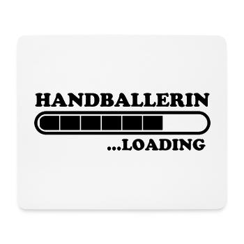 Handballerin Spruch Lustiges Handballerin Geschenk - Mousepad (Querformat) - Weiß - Vorne