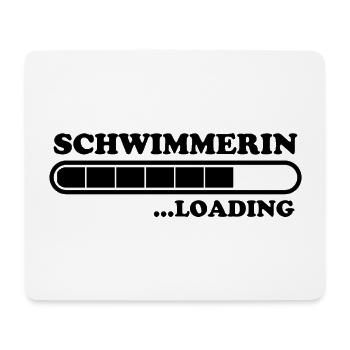 Schwimmerin Spruch Schwimmen Schwimmerin Geschenk - Mousepad (Querformat) - Weiß - Vorne