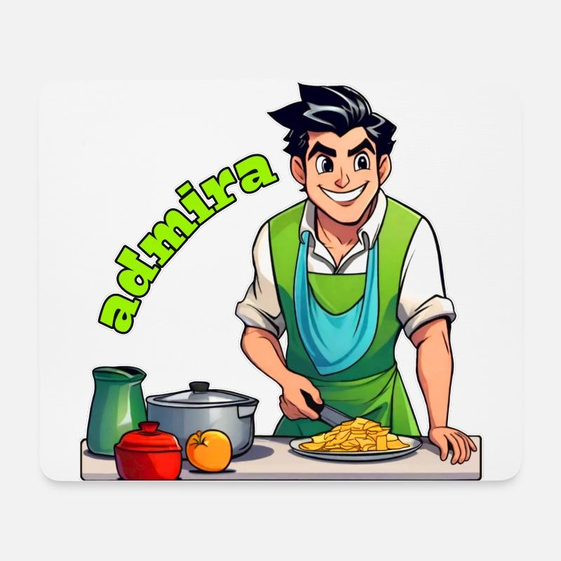 Admira Logo neu - Mousepad (Querformat) - Weiß