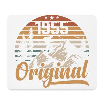 Original 1955 Retro 1955 Vintage 1955 Anniversaire - Tapis de souris (format paysage) - blanc - Devant
