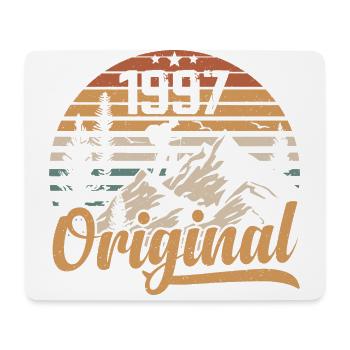 Original 1997 Retro 1997 Vintage 1997 Anniversaire - Tapis de souris (format paysage) - blanc - Devant
