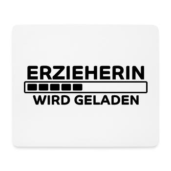 Erzieherin Spruch Job Lustiges Erzieherin Geschenk - Mousepad (Querformat) - Weiß - Vorne