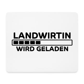 Landwirtin Spruch Fun Lustiges Landwirtin Geschenk - Mousepad (Querformat) - Weiß - Vorne
