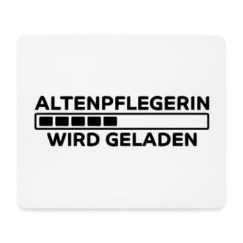 Altenpflegerin Spruch Witz Altenpflegerin Geschenk - Mousepad (Querformat) - Weiß - Vorne