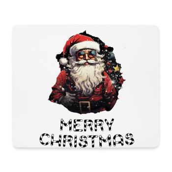 Weihnachtsmann - Marry Christmas - Mousepad (Querformat) - Weiß - Vorne