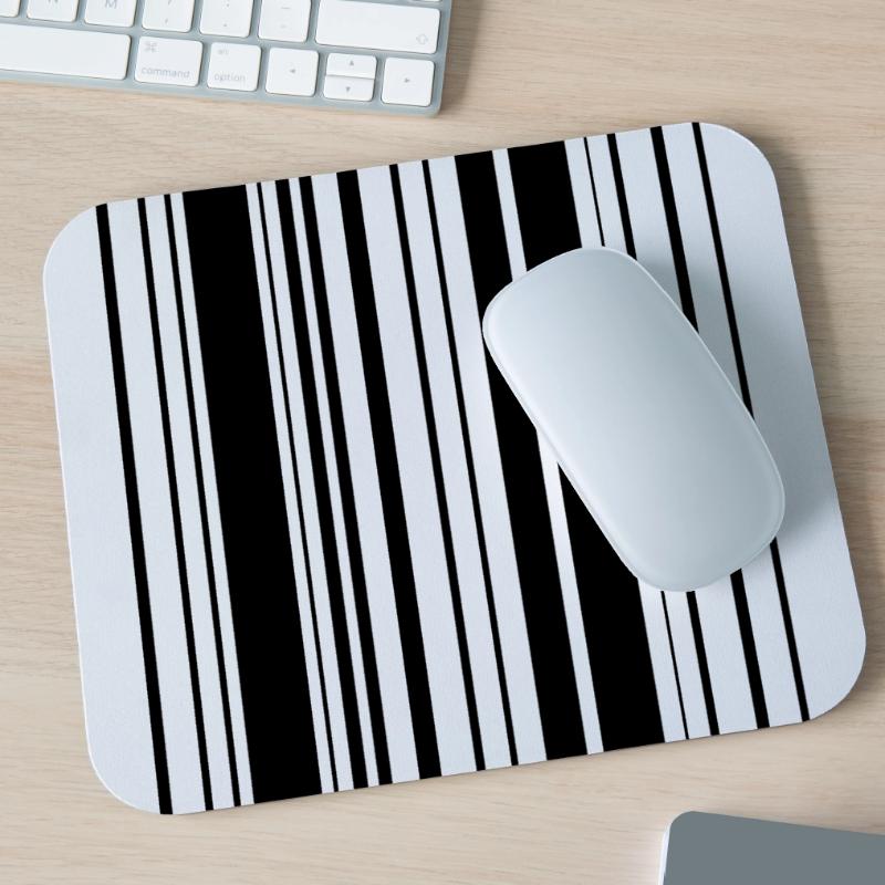 Stripes pattern barcode Mouse Pad (horizontal)