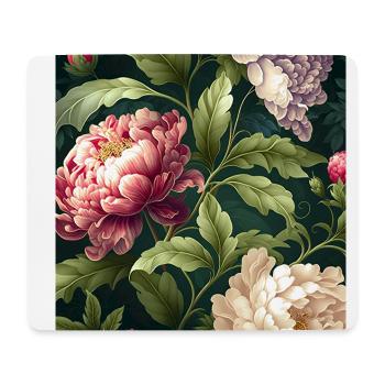 Floral Design 13 - Mousepad (Querformat) - Weiß - Vorne