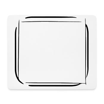 Decorative Frame Picture Frame Photo Frame Template - Mouse Pad (horizontal) - white - Front