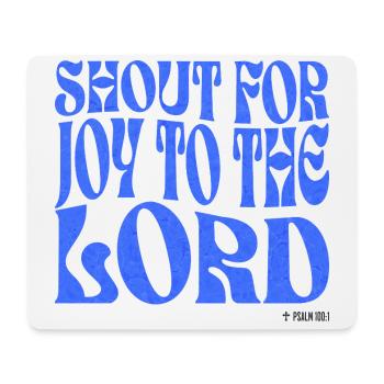 Christentum Christlicher Bibelvers - Mousepad (Querformat) - Weiß - Vorne