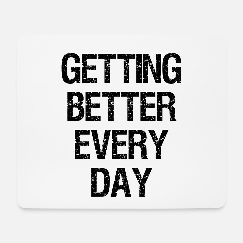 Sport Motivation - Mousepad (Querformat) - Weiß