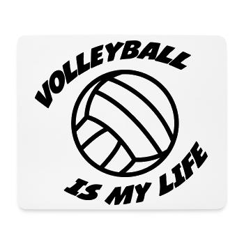 Volleyball - Mouse Pad (horizontal) - white - Front