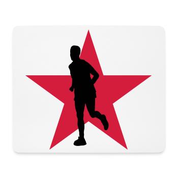 Running / Jogging / Run / Trail / Sport - Mouse Pad (horizontal) - white - Front