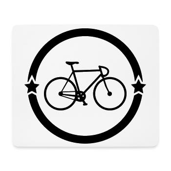 Cycling / Cyclist / Bike / Radfahren / Cyclisme - Mouse Pad (horizontal) - white - Front
