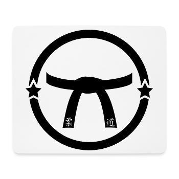 Judo / Judoka / Sport / Fight / Fighter / Strong - Tapis de souris (format paysage) - blanc - Devant