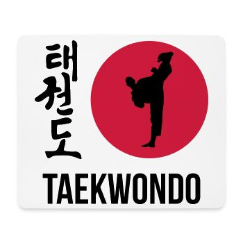Taekwondo / Taekwondoin / Tae Kwo Do / Kampfkünste - Mousepad (Querformat) - Weiß - Vorne