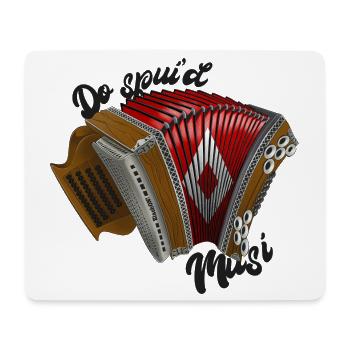 Do spui'd Musi // dark | ZiachON! - Mouse Pad (horizontal) - white - Front