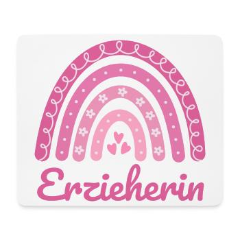 Kindergarten teacher Regenbogen - Mouse Pad (horizontal) - white - Front
