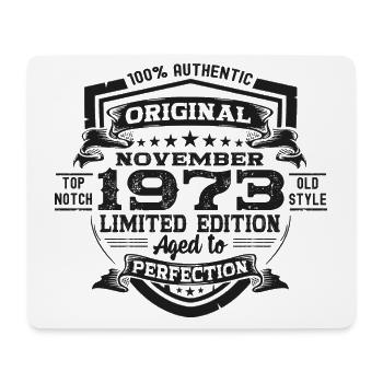 Original November 1973 49th birthday gift - Mouse Pad (horizontal) - white - Front