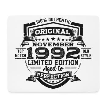 Original novembre 1992 Cadeau du 30e anniversaire - Tapis de souris (format paysage) - blanc - Devant