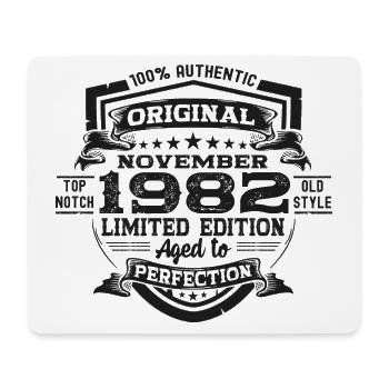Original novembre 1982 Cadeau du 40e anniversaire - Tapis de souris (format paysage) - blanc - Devant