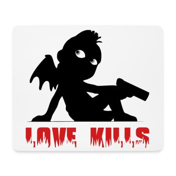 Love Kills 2 - Mouse Pad (horizontal) - white - Front