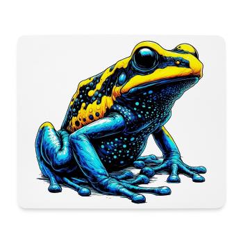 Frosch - Mousepad (Querformat) - Weiß - Vorne