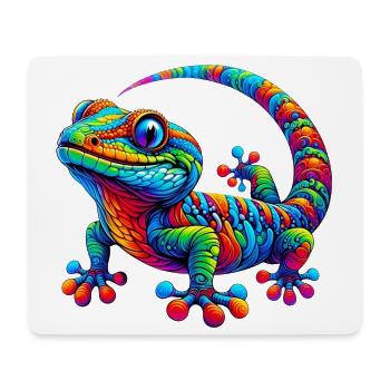 Gecko - Tapis de souris (format paysage) - blanc - Devant