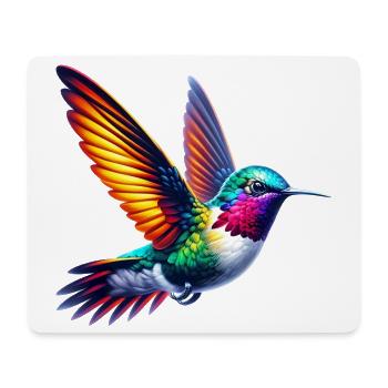 Colibri - Tapis de souris (format paysage) - blanc - Devant