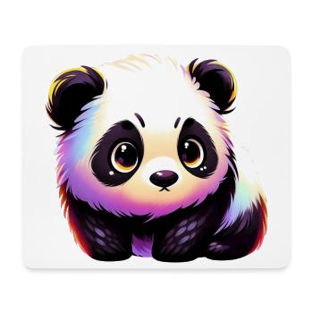 Panda - Mousepad (Querformat) - Weiß - Vorne