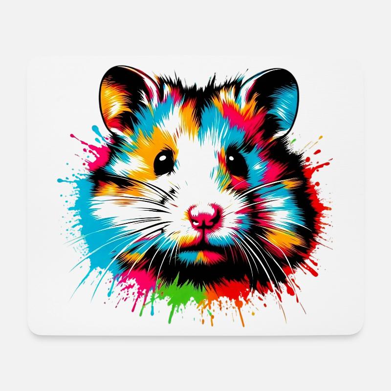 Hamster - Mouse Pad (horizontal) - white