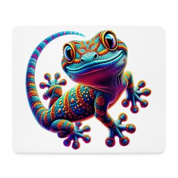Gecko - Tapis de souris (format paysage) - blanc - Devant