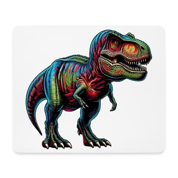 Dinosaure - Tapis de souris (format paysage) - blanc - Devant