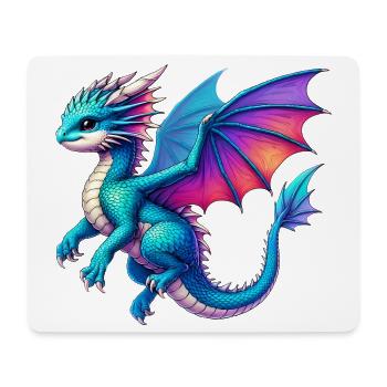 Dragon - Mouse Pad (horizontal) - white - Front