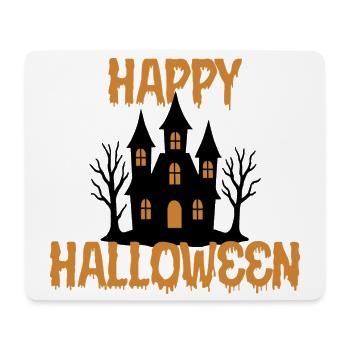 Happy Halloween  - Mousepad (Querformat) - Weiß - Vorne
