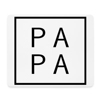 Papa Est. 2026 Vater seit 2026 Werdender Papa 2026 - Mousepad (Querformat) - Weiß - Vorne