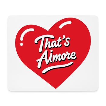 "That's AiMore" pun shirt with her - Mouse Pad (horizontal) - white - Front
