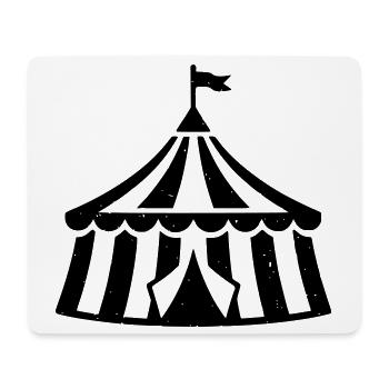 Circus Tent Circus Vintage Grunge - Mouse Pad (horizontal) - white - Front