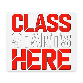 Homeroom Teacher Class Starts Here Loves Education - Mouse Pad (horizontal) - white - Front